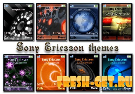 Очень красивые темы для телефонов модели Sony Ericsson