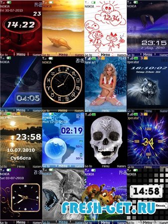Скачать супер темы для Nokia S40
