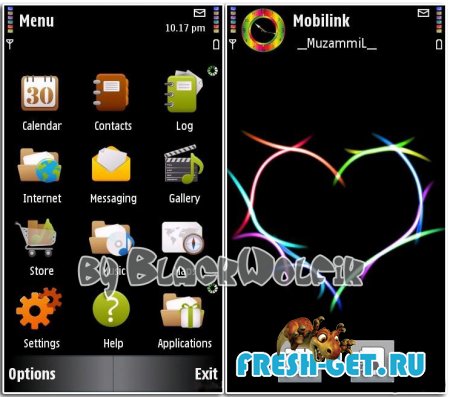 Rainbow Heart Theme 360x640