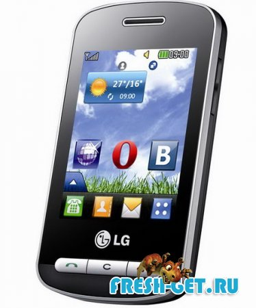 Дешевенький сенсорный телефон LG T315i