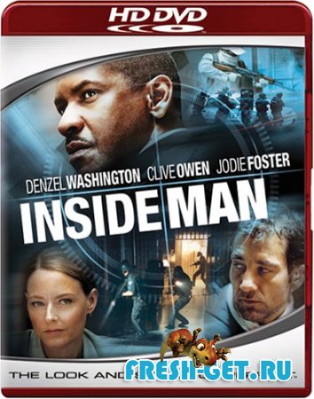 Не пойман - не вор / Inside Man (2006) HDRip 3gp / mp4